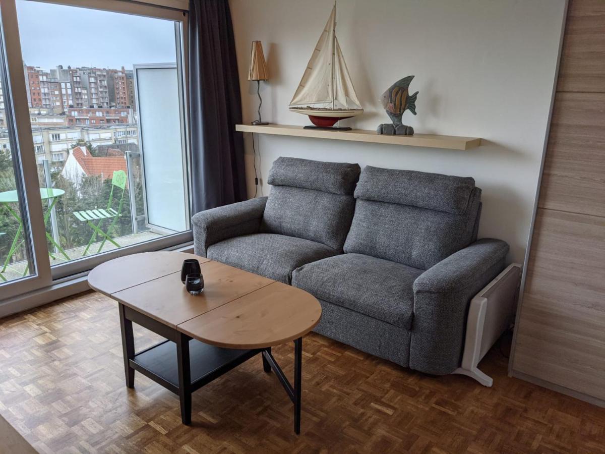 Apartament Studio Met Frontaal Zeezicht Middelkerke Zewnętrze zdjęcie