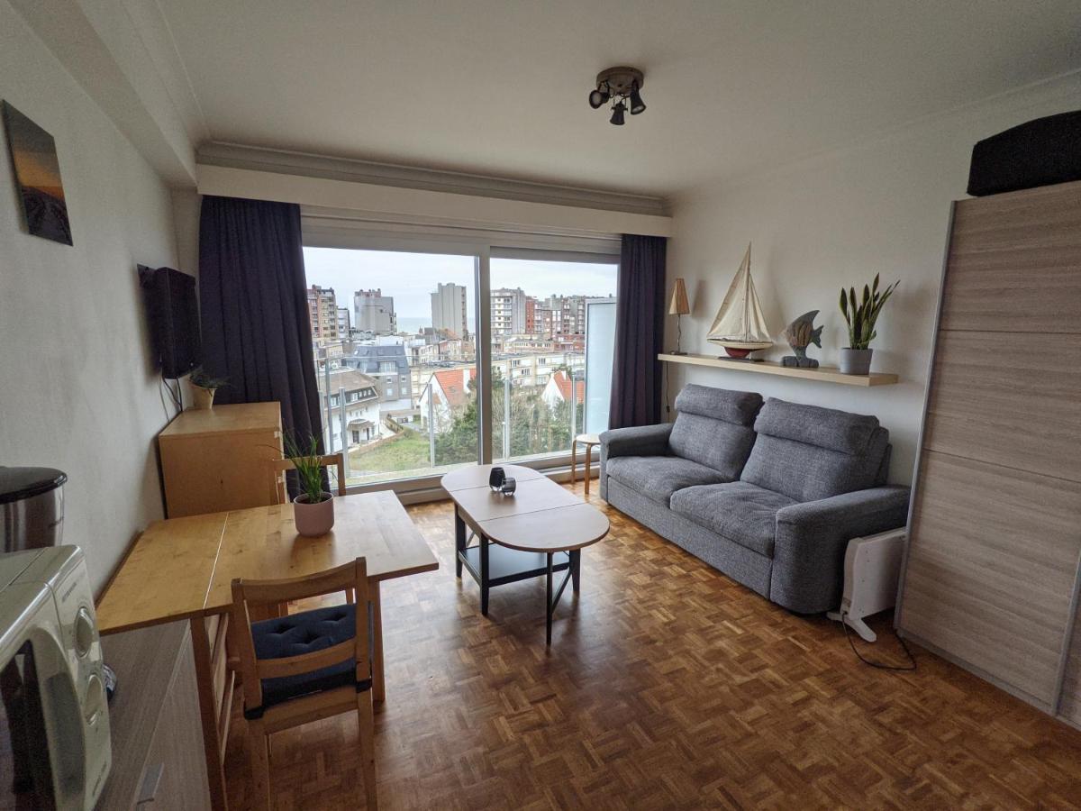 Apartament Studio Met Frontaal Zeezicht Middelkerke Zewnętrze zdjęcie